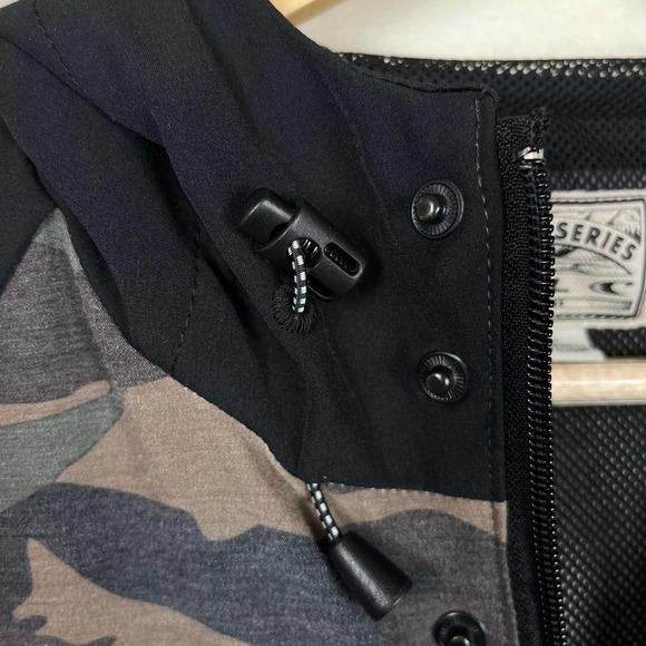 O’neill Mens camo traveler dawn patrol 2 zip up hooded jacket size S - Picture 8 of 15